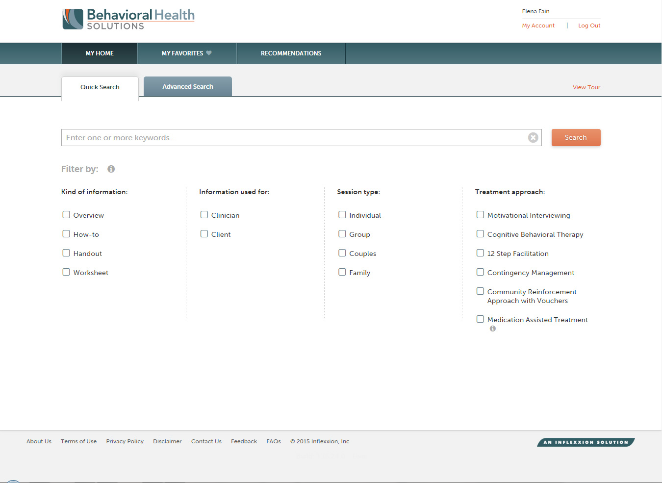 A Search Tool For Evidence Based Treatments For Substance Abuse Clinicians.