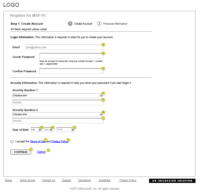 Registration Page